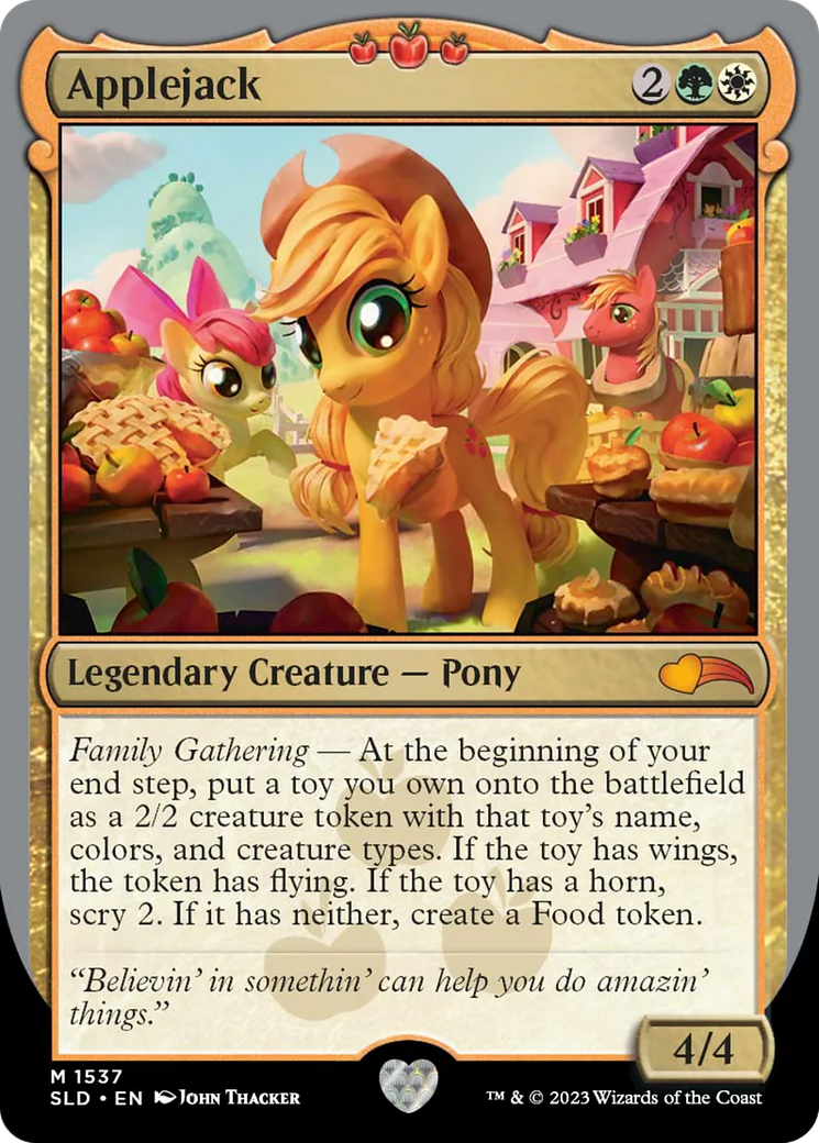 Applejack [Secret Lair Drop Series] | Jomio and Rueliete's Cards and Comics