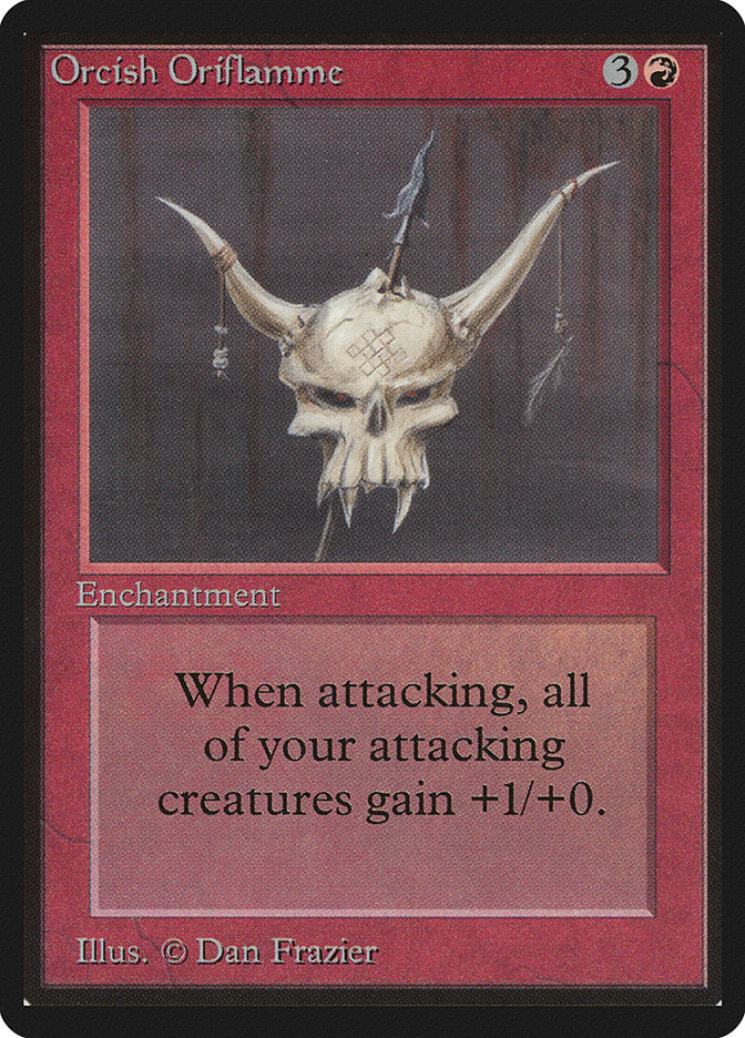 Orcish Oriflamme [Beta Edition] | Jomio and Rueliete's Cards and Comics