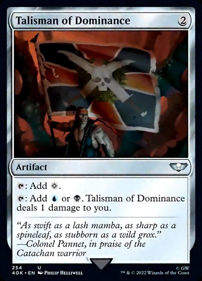 Talisman of Dominance (254) [Warhammer 40,000] | Jomio and Rueliete's Cards and Comics
