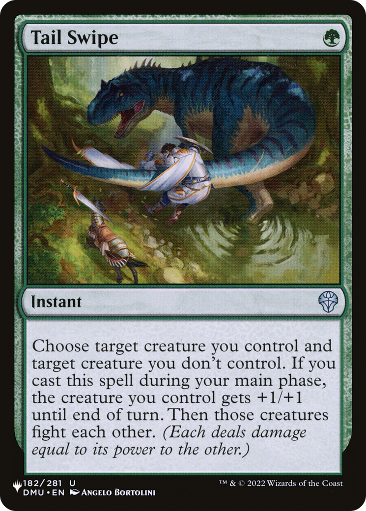 Tail Swipe [The List] | Jomio and Rueliete's Cards and Comics