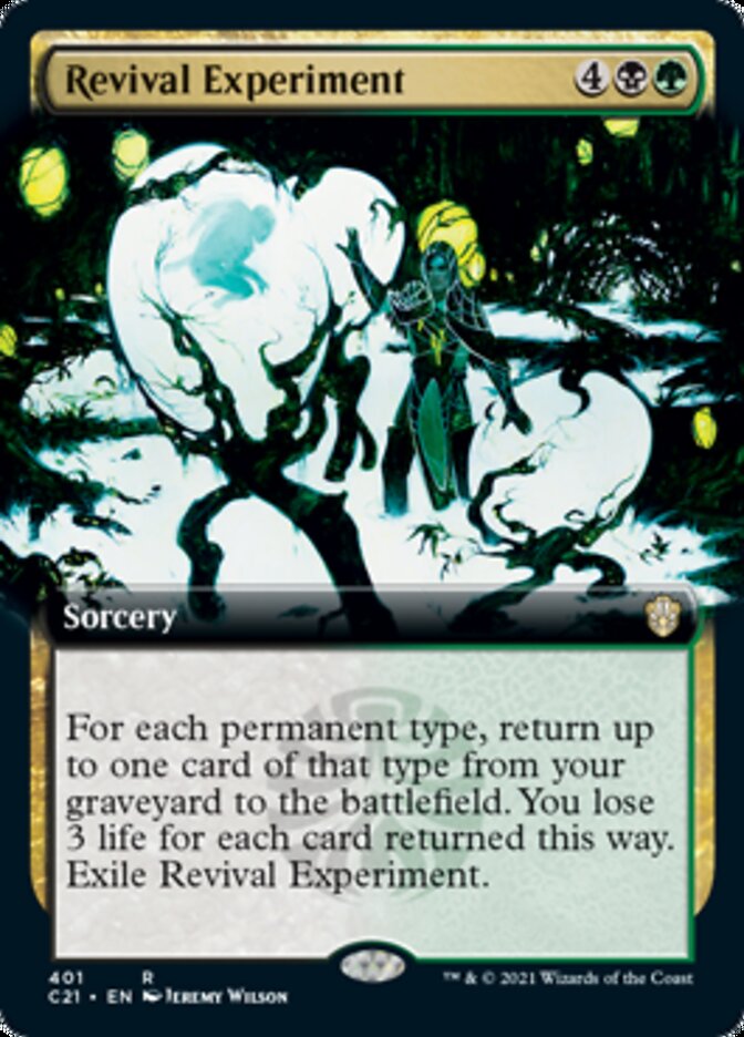 Revival Experiment (Extended Art) [Commander 2021] | Jomio and Rueliete's Cards and Comics