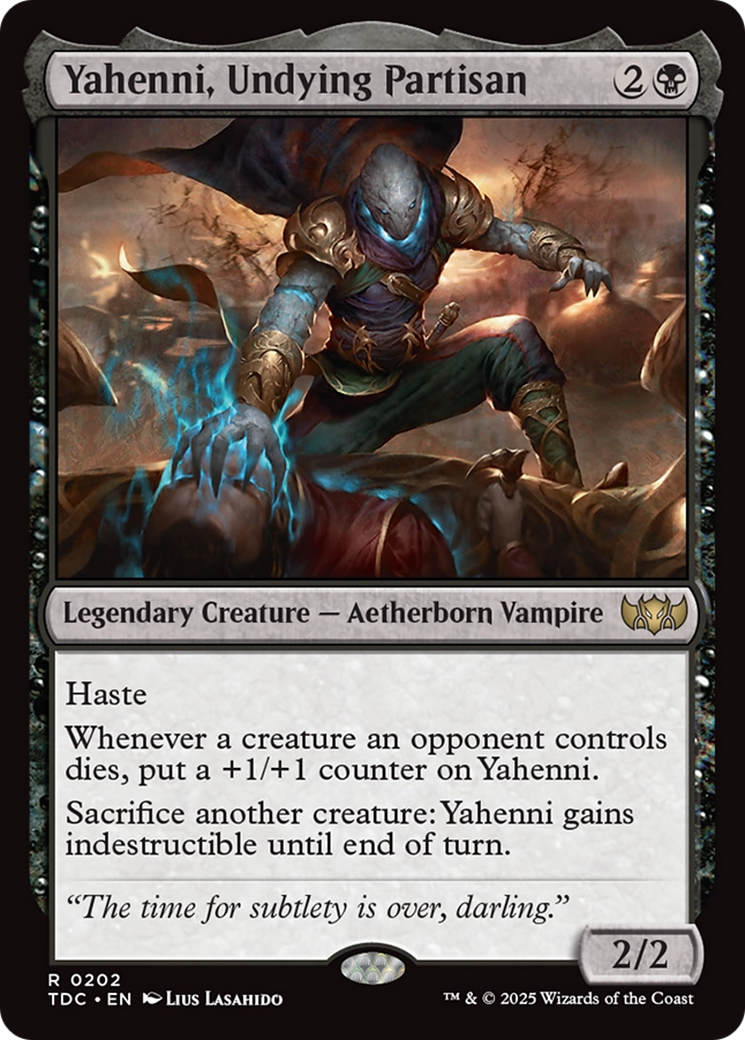Yahenni, Undying Partisan [Tarkir: Dragonstorm Commander] | Jomio and Rueliete's Cards and Comics