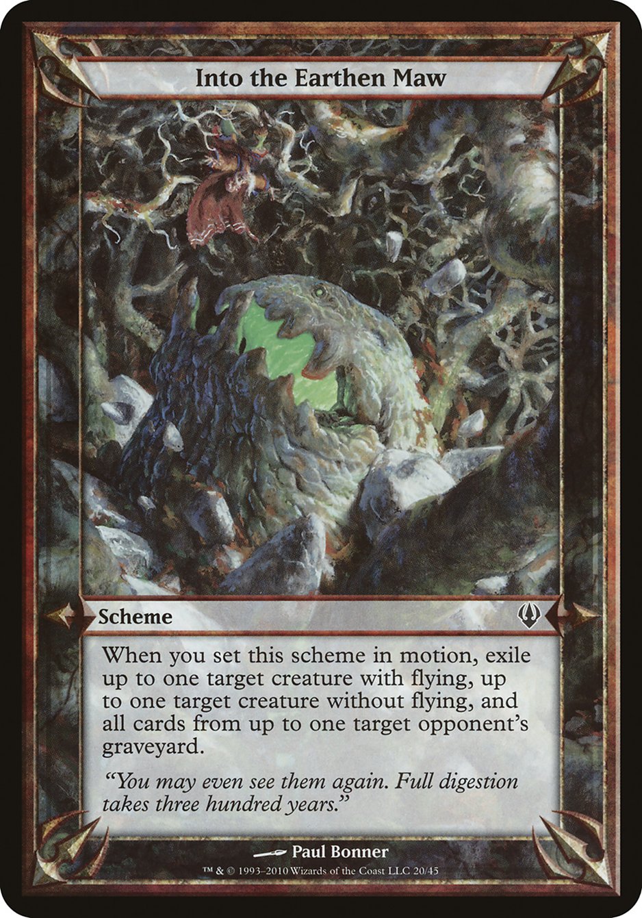 Into the Earthen Maw (Schemes) [Archenemy Schemes] | Jomio and Rueliete's Cards and Comics