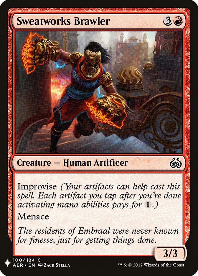 Sweatworks Brawler [Mystery Booster] | Jomio and Rueliete's Cards and Comics