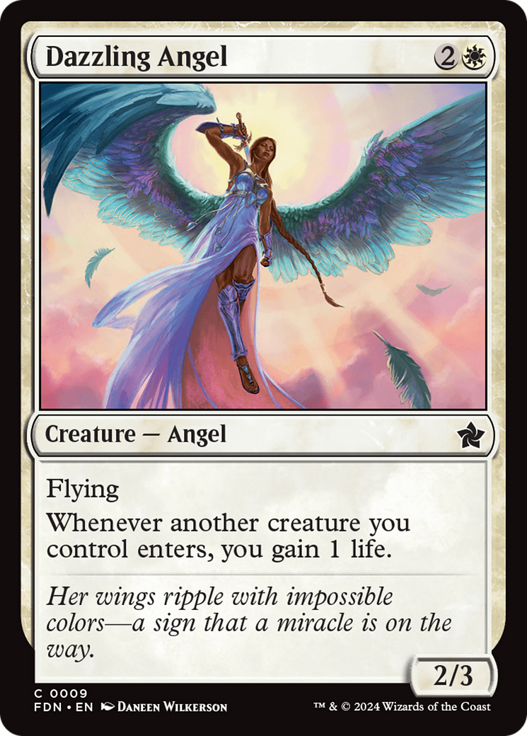 Dazzling Angel [Foundations] | Jomio and Rueliete's Cards and Comics