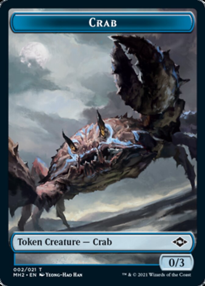 Clue (15) // Crab Double-Sided Token [Modern Horizons 2 Tokens] | Jomio and Rueliete's Cards and Comics