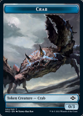 Crab // Food (18) Double-Sided Token [Modern Horizons 2 Tokens] | Jomio and Rueliete's Cards and Comics