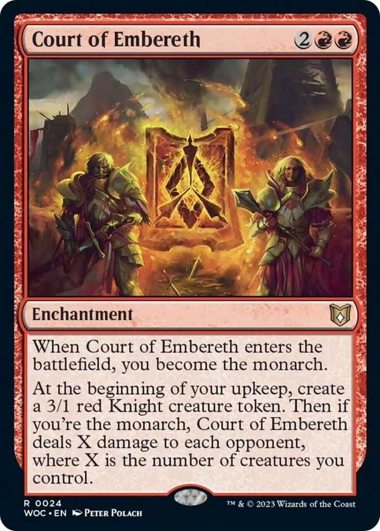 Court of Embereth [Wilds of Eldraine Commander] | Jomio and Rueliete's Cards and Comics