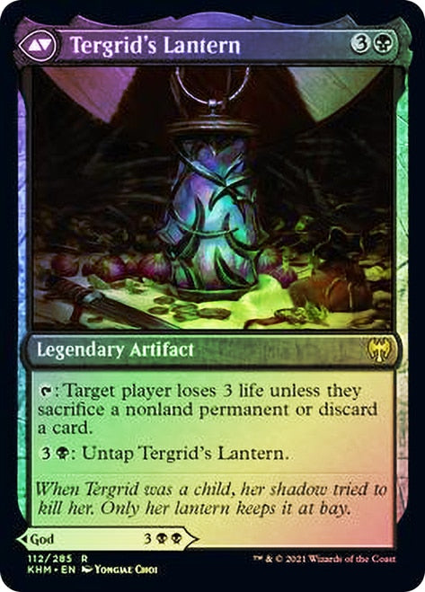 Tergrid, God of Fright // Tergrid's Lantern [Kaldheim Prerelease Promos] | Jomio and Rueliete's Cards and Comics