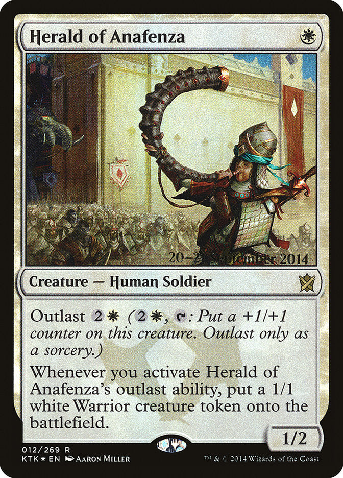 Herald of Anafenza [Khans of Tarkir Prerelease Promos] | Jomio and Rueliete's Cards and Comics