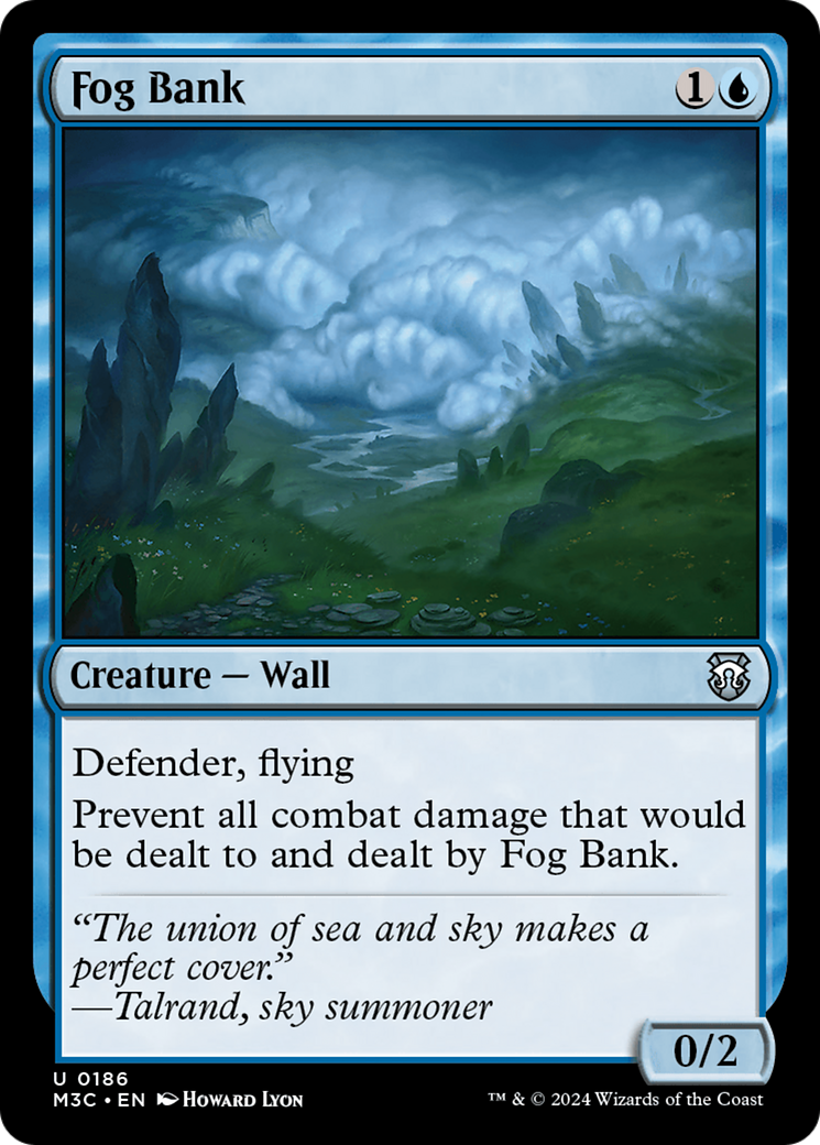 Fog Bank (Ripple Foil) [Modern Horizons 3 Commander] | Jomio and Rueliete's Cards and Comics