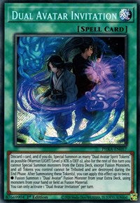 Dual Avatar Invitation [PHRA-EN057] Secret Rare | Jomio and Rueliete's Cards and Comics