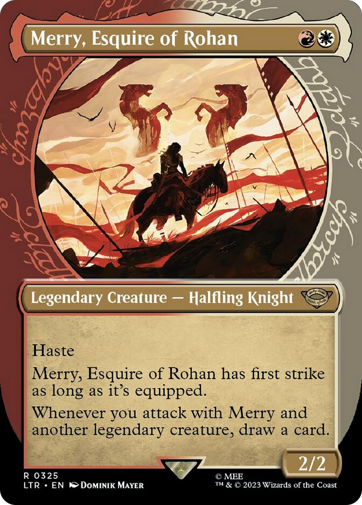 Merry, Esquire of Rohan (Showcase Ring Frame) [The Lord of the Rings: Tales of Middle-Earth] | Jomio and Rueliete's Cards and Comics