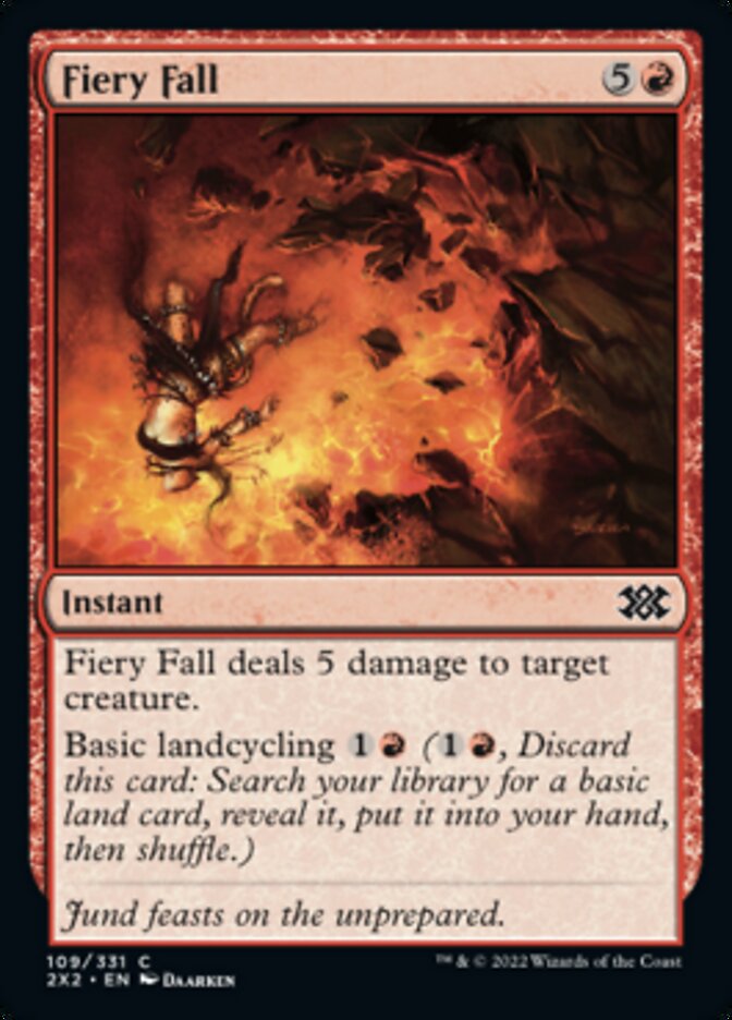 Fiery Fall [Double Masters 2022] | Jomio and Rueliete's Cards and Comics
