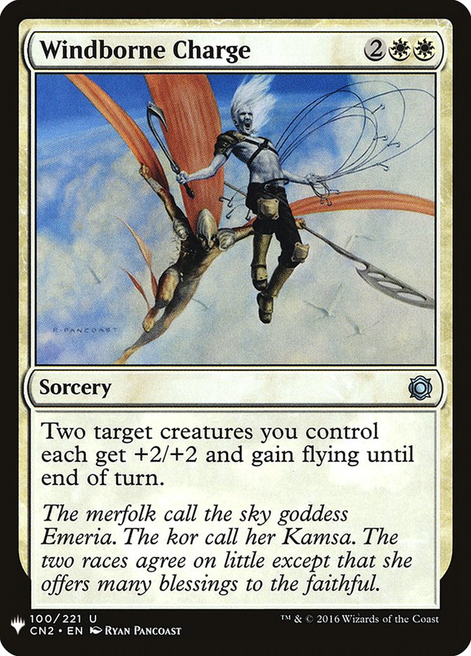 Windborne Charge [Mystery Booster] | Jomio and Rueliete's Cards and Comics