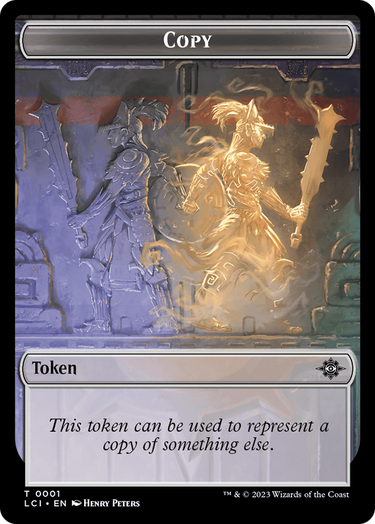 Copy Token [The Lost Caverns of Ixalan Tokens] | Jomio and Rueliete's Cards and Comics