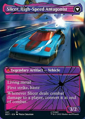 Slicer, Hired Muscle // Slicer, High-Speed Antagonist (Shattered Glass) [Transformers] | Jomio and Rueliete's Cards and Comics