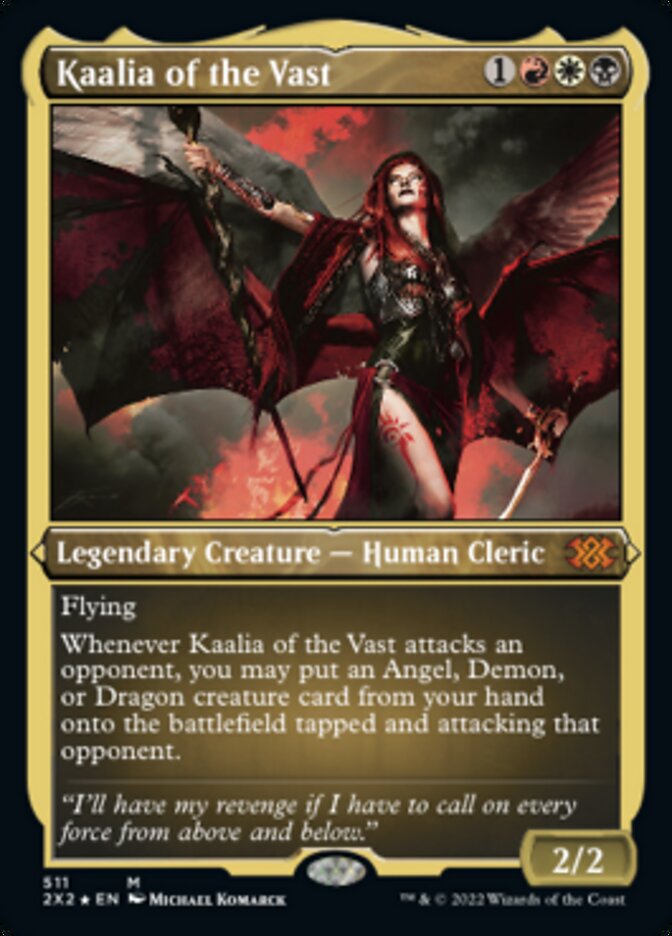 Kaalia of the Vast (Foil Etched) [Double Masters 2022] | Jomio and Rueliete's Cards and Comics