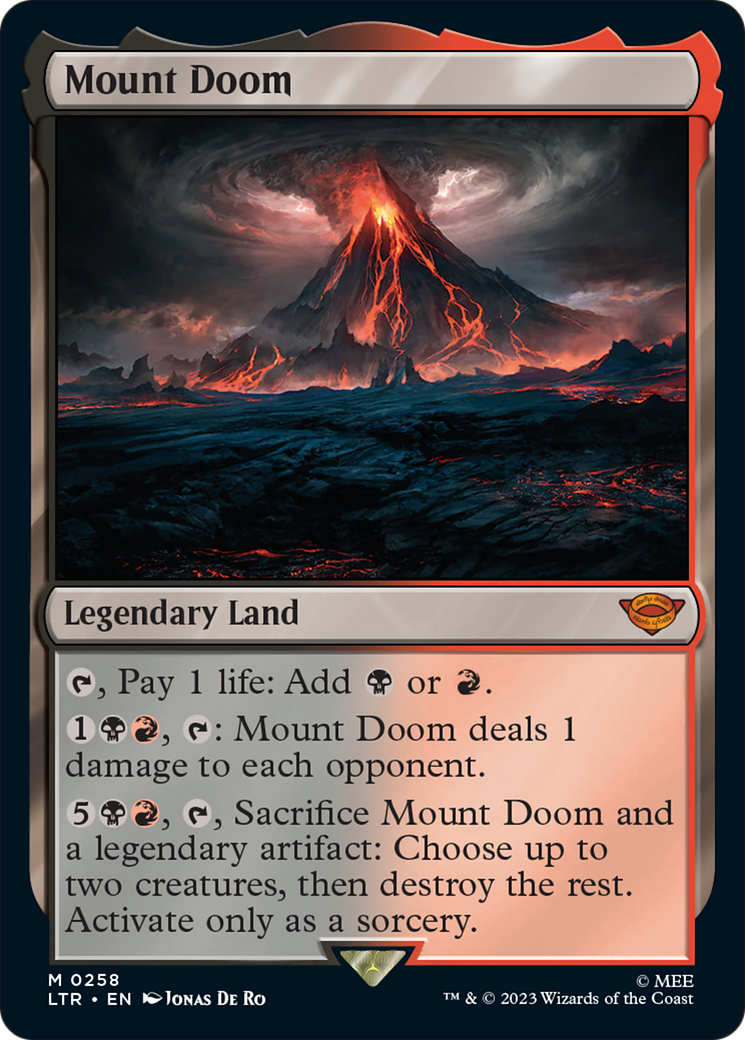 Mount Doom [The Lord of the Rings: Tales of Middle-Earth] | Jomio and Rueliete's Cards and Comics