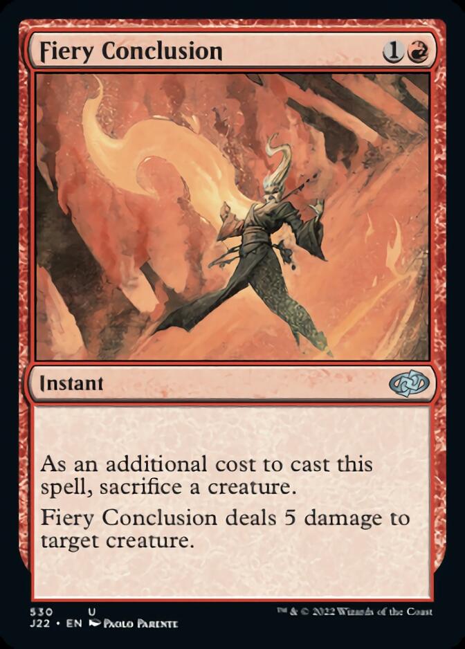 Fiery Conclusion [Jumpstart 2022] | Jomio and Rueliete's Cards and Comics