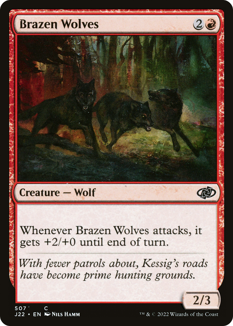 Brazen Wolves [Jumpstart 2022] | Jomio and Rueliete's Cards and Comics