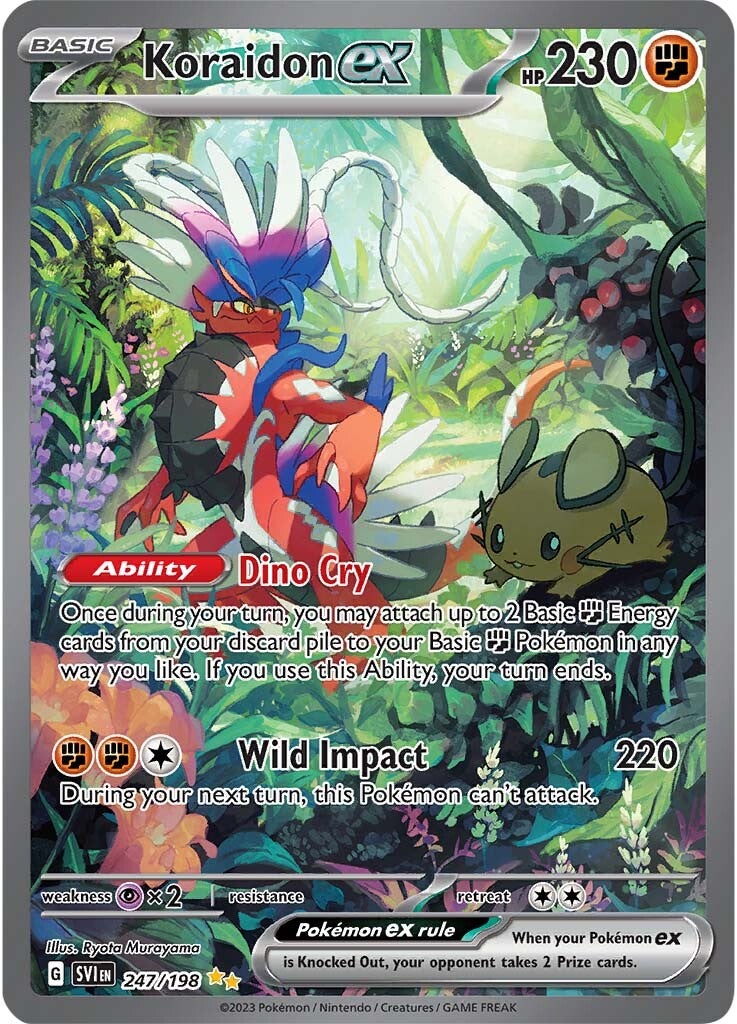 Koraidon ex (247/198) [Scarlet & Violet: Base Set] | Jomio and Rueliete's Cards and Comics