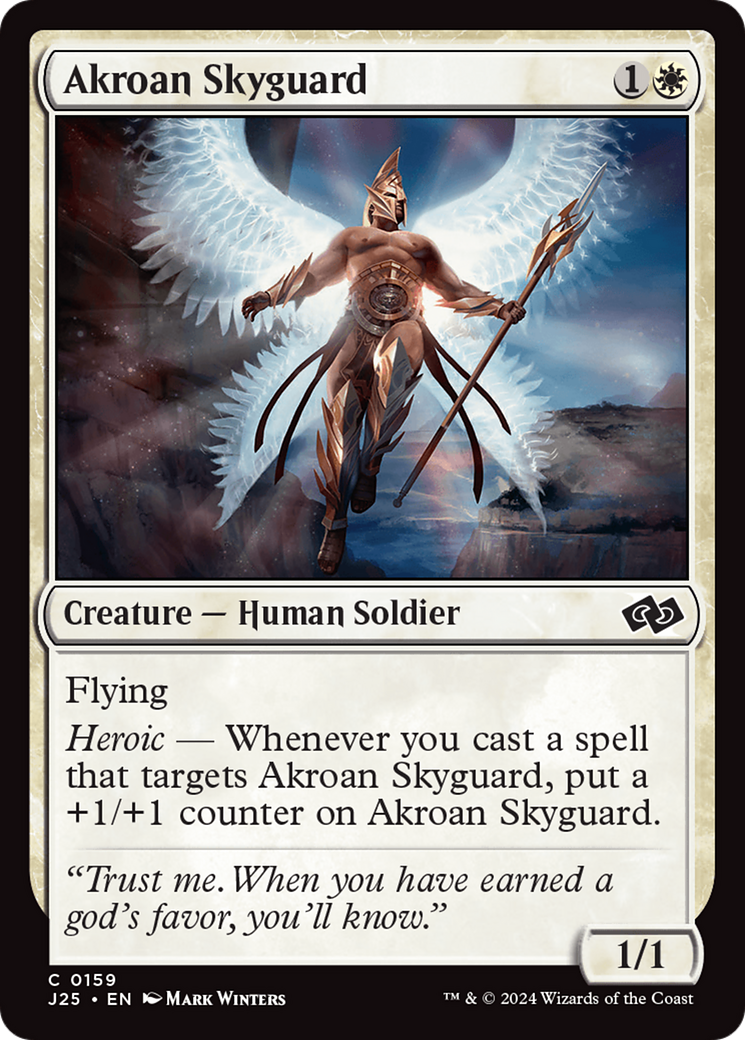 Akroan Skyguard [Foundations Jumpstart] | Jomio and Rueliete's Cards and Comics
