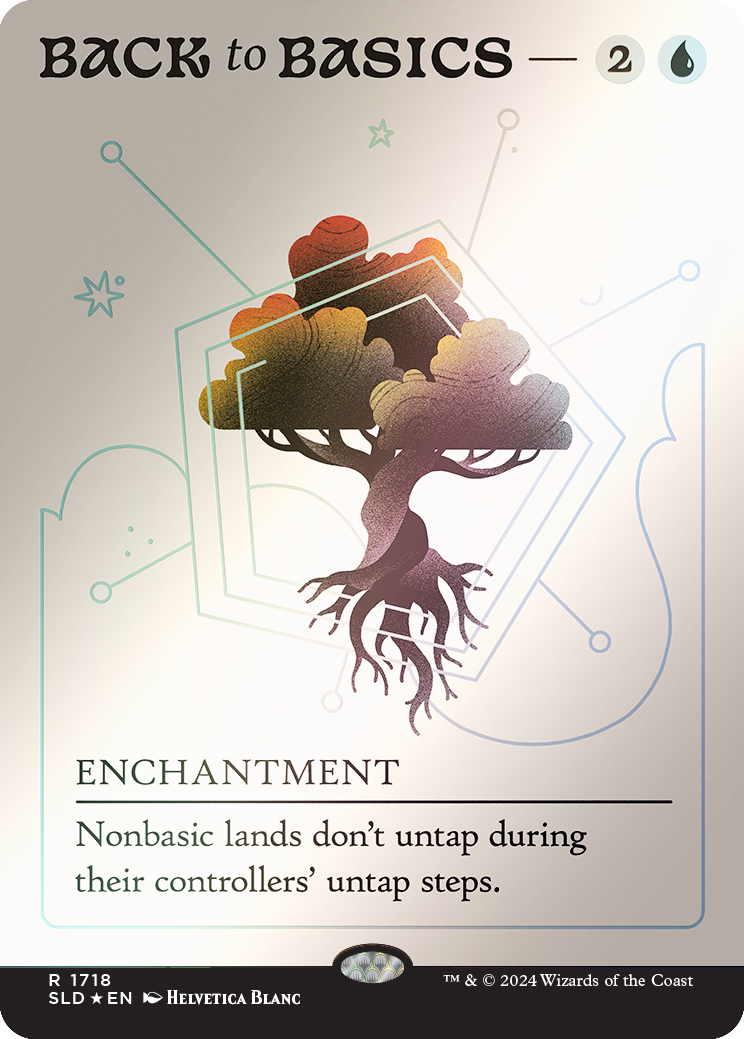 Back to Basics (Rainbow Foil) [Secret Lair Drop Series] | Jomio and Rueliete's Cards and Comics