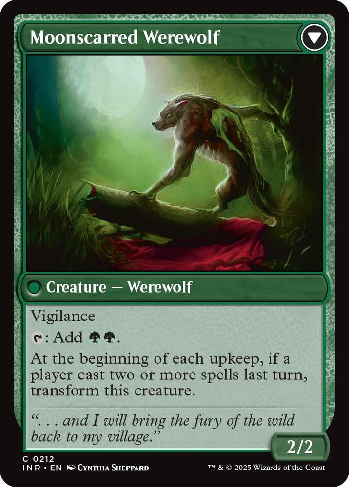 Scorned Villager // Moonscarred Werewolf [Innistrad Remastered] | Jomio and Rueliete's Cards and Comics