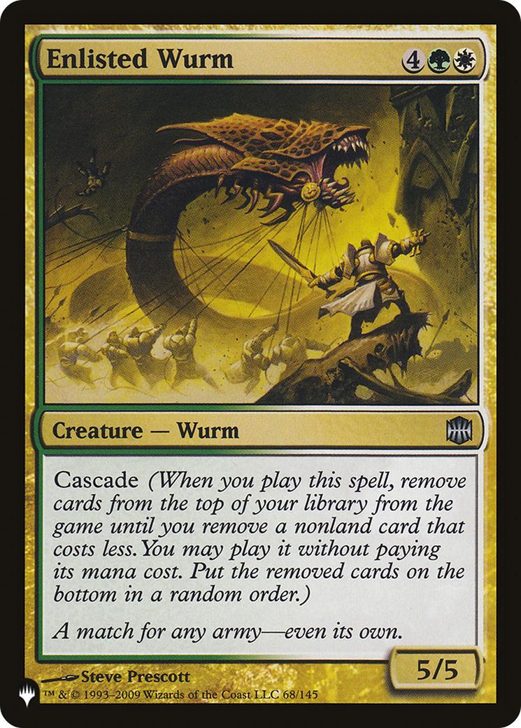 Enlisted Wurm [The List] | Jomio and Rueliete's Cards and Comics