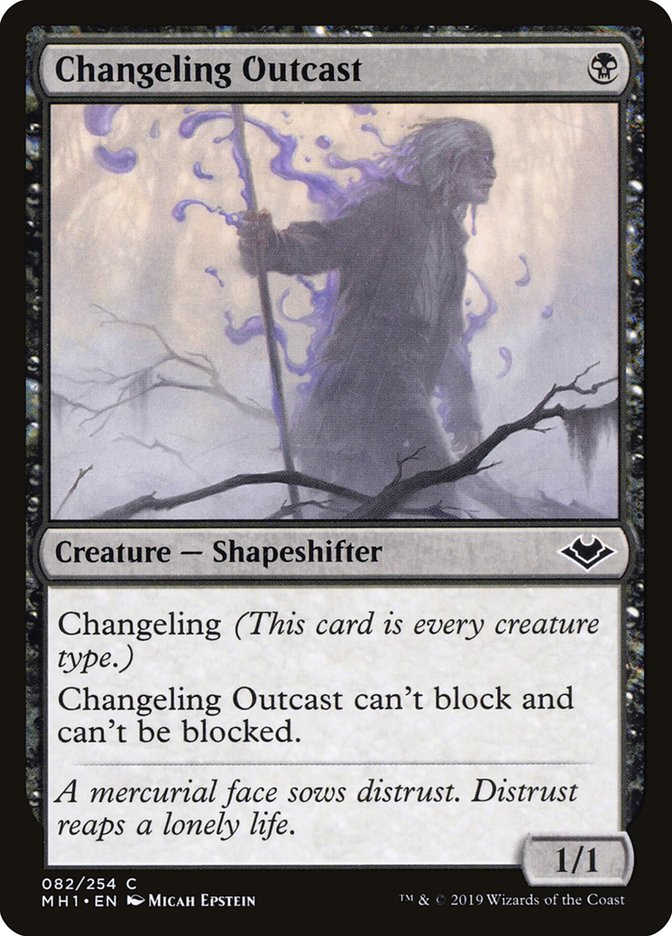 Changeling Outcast [Modern Horizons] | Jomio and Rueliete's Cards and Comics