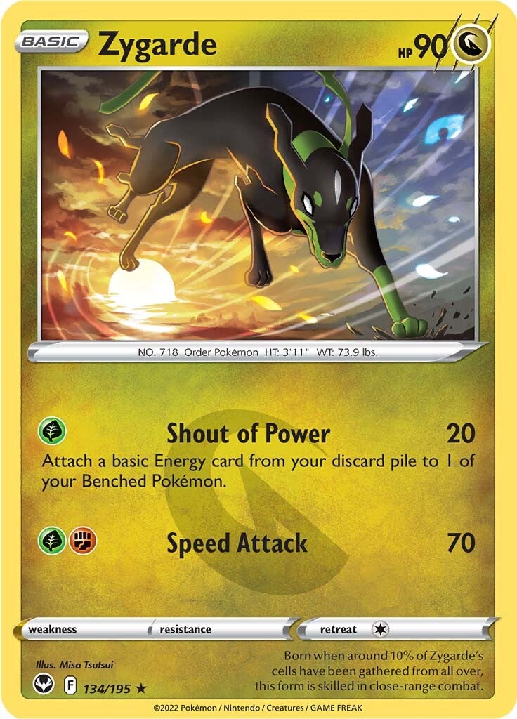 Zygarde (134/195) [Sword & Shield: Silver Tempest] | Jomio and Rueliete's Cards and Comics