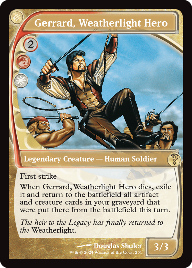 Gerrard, Weatherlight Hero (Future Sight) [Mystery Booster 2] | Jomio and Rueliete's Cards and Comics