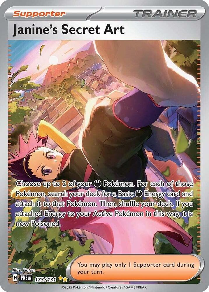 Janine's Secret Art (173/131) [Scarlet & Violet: Prismatic Evolutions] | Jomio and Rueliete's Cards and Comics