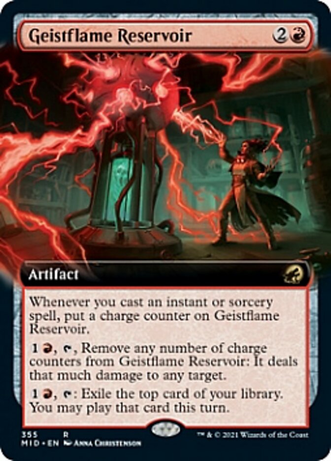 Geistflame Reservoir (Extended Art) [Innistrad: Midnight Hunt] | Jomio and Rueliete's Cards and Comics