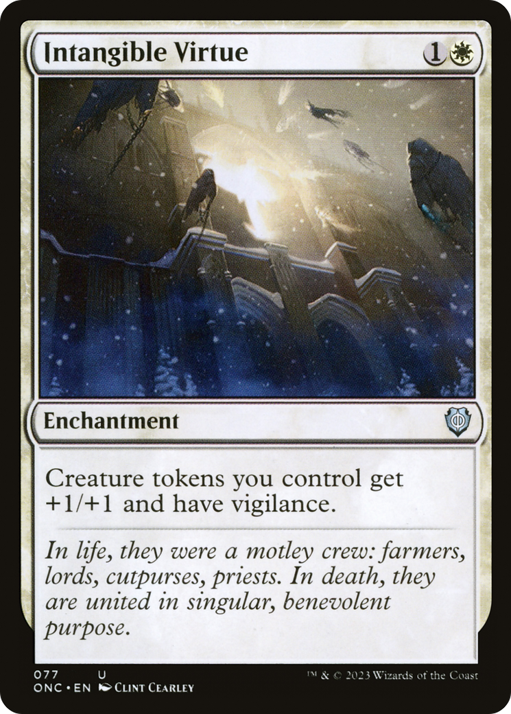 Intangible Virtue [Phyrexia: All Will Be One Commander] | Jomio and Rueliete's Cards and Comics
