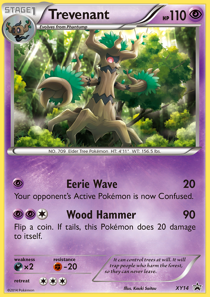 Trevenant (XY14) [XY: Black Star Promos] | Jomio and Rueliete's Cards and Comics