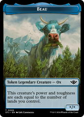 Beau // Plot Double-Sided Token [Outlaws of Thunder Junction Tokens] | Jomio and Rueliete's Cards and Comics