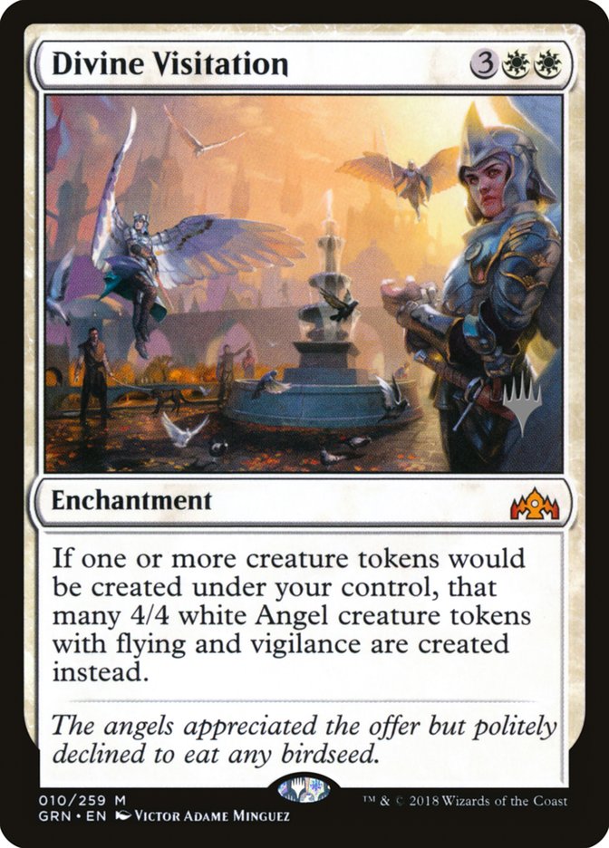 Divine Visitation (Promo Pack) [Guilds of Ravnica Promos] | Jomio and Rueliete's Cards and Comics