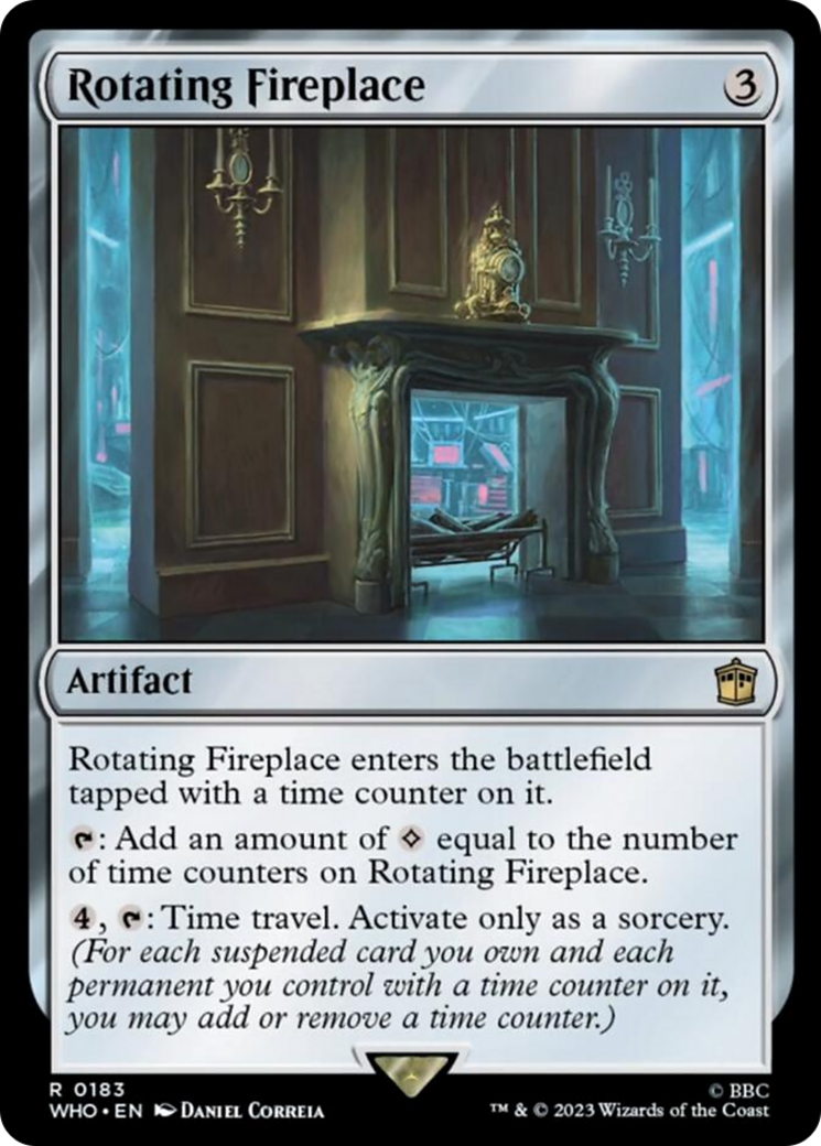 Rotating Fireplace [Doctor Who] | Jomio and Rueliete's Cards and Comics