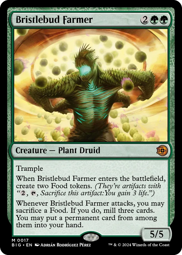 Bristlebud Farmer [Outlaws of Thunder Junction: The Big Score] | Jomio and Rueliete's Cards and Comics