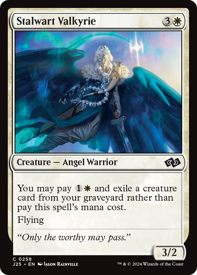Stalwart Valkyrie [Foundations Jumpstart] | Jomio and Rueliete's Cards and Comics