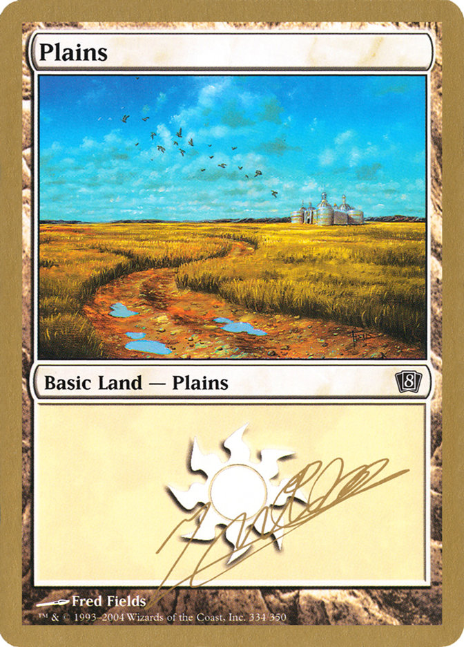 Plains (jn334) (Julien Nuijten) [World Championship Decks 2004] | Jomio and Rueliete's Cards and Comics
