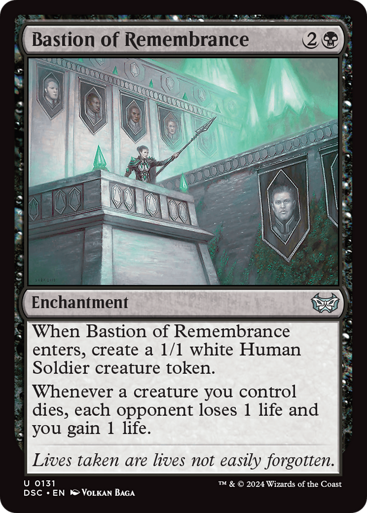 Bastion of Remembrance [Duskmourn: House of Horror Commander] | Jomio and Rueliete's Cards and Comics