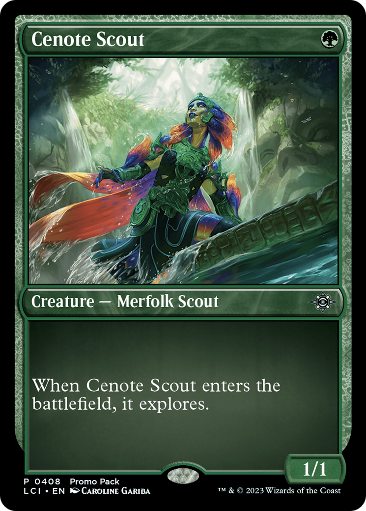 Cenote Scout [The Lost Caverns of Ixalan Promos] | Jomio and Rueliete's Cards and Comics