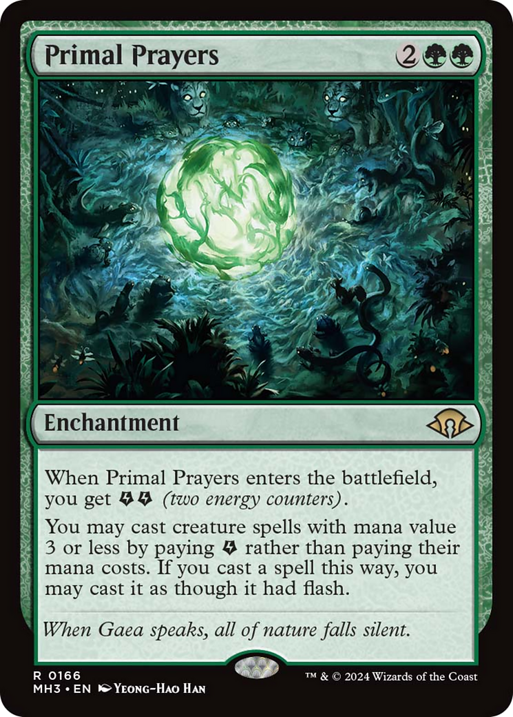 Primal Prayers [Modern Horizons 3] | Jomio and Rueliete's Cards and Comics