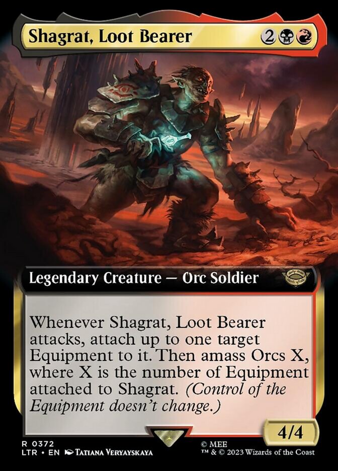 Shagrat, Loot Bearer (Extended Art) [The Lord of the Rings: Tales of Middle-Earth] | Jomio and Rueliete's Cards and Comics