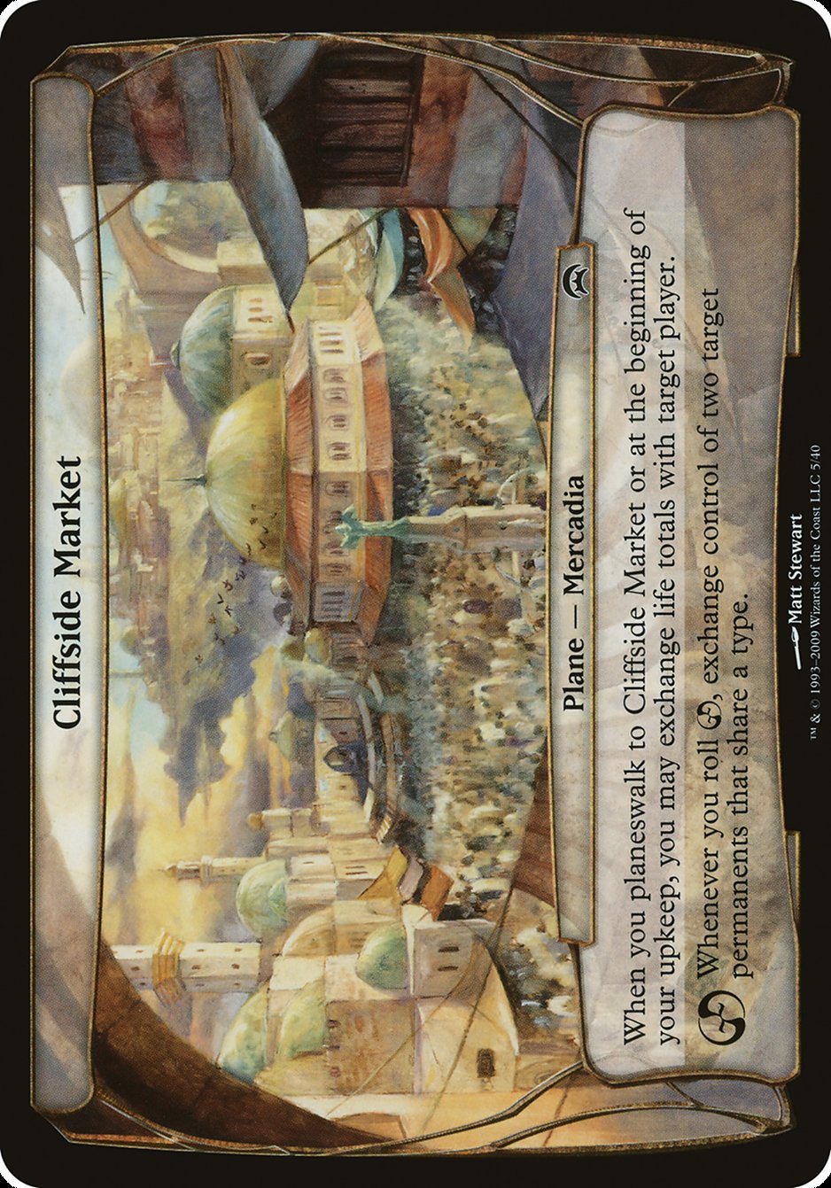 Cliffside Market (Planes) [Planechase Planes] | Jomio and Rueliete's Cards and Comics