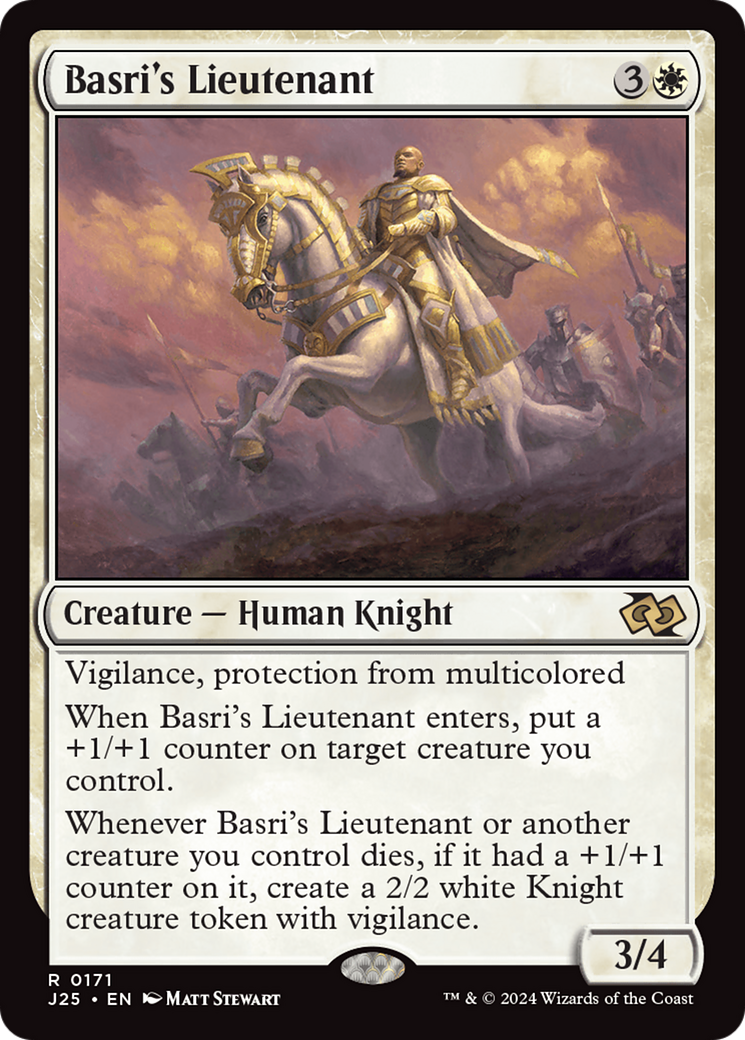 Basri's Lieutenant [Foundations Jumpstart] | Jomio and Rueliete's Cards and Comics