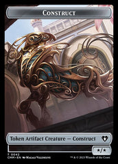 Treasure // Construct (0042) Double-Sided Token [Commander Masters Tokens] | Jomio and Rueliete's Cards and Comics